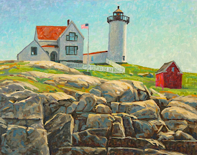 Daytime view of Nubble Lighthouse