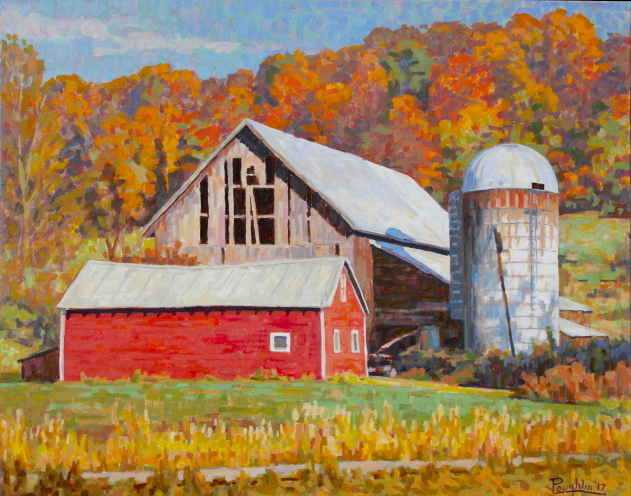 Deteriorating barn in Hinesburg Vermont
