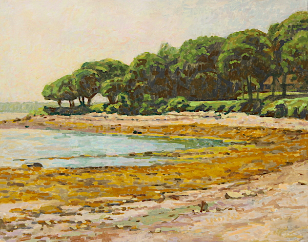 Expansive sandy beach