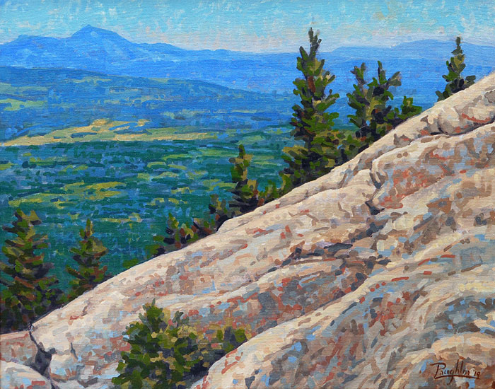 Smugglers Notch from Sterling Mountain