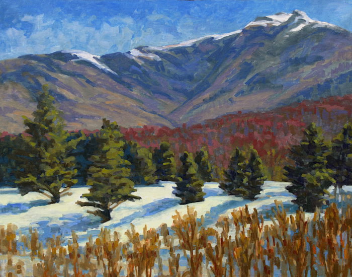 Imposing view of Mount Mansfield